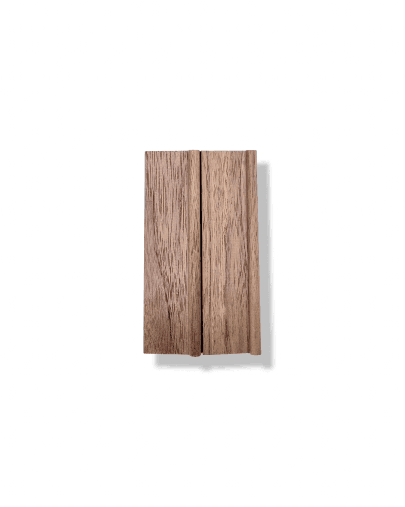 Wide plank architectural wood panels with natural grain, side by side on white background. Ideal for modern interior wall design. | Custom tambour and architectural wood specialists