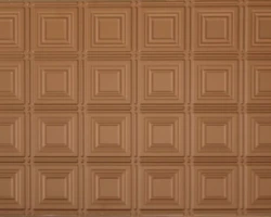 204 2'x4' faux tin ceiling tile in aged copper 204 2'x4' faux tin ceiling tile in aged copper