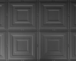 Matte Black #320 2'x4' faux tin ceiling tile Matte Black #320 2'x4' faux tin ceiling tile
