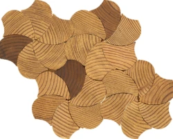Forest Elements Wood Mosaic Wall Tiles Geometric Pinwheel Forest Elements Wood Mosaic Wall Tiles Geometric Pinwheel