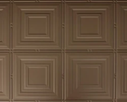 Wide plank wood wall panels in warm brown, featuring raised geometric rectangles. Displayed in two rows of four; ideal for interiors. | Custom tambour and architectural wood specialists Wide plank wood wall panels in warm brown, featuring raised geometric rectangles. Displayed in two rows of four; ideal for interiors. | Custom tambour and architectural wood specialists