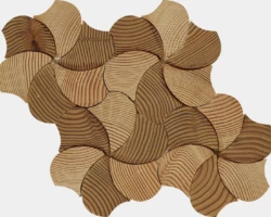 Forest Elements Stereo Pinwheel Wood Mosaic Wall Tiles Forest Elements Stereo Pinwheel Wood Mosaic Wall Tiles