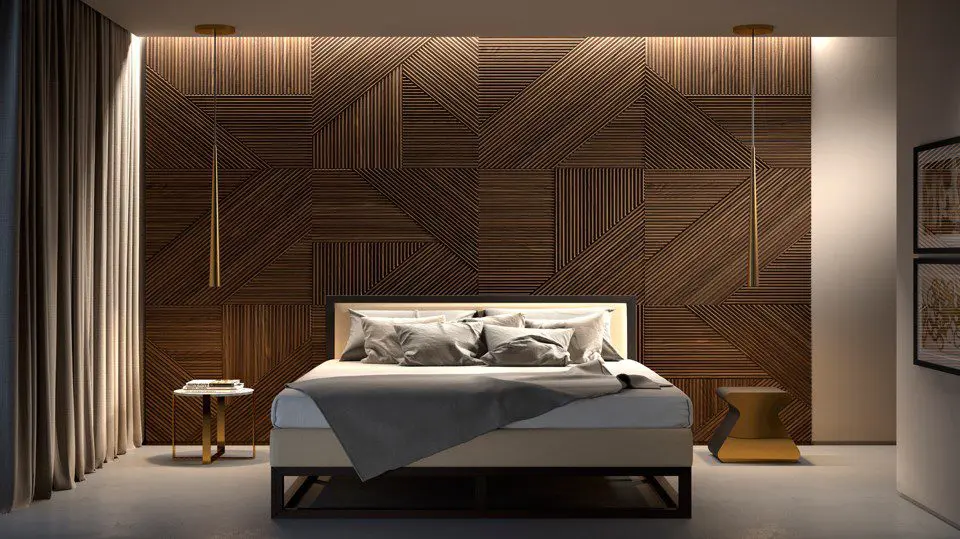 Tambour Headboard